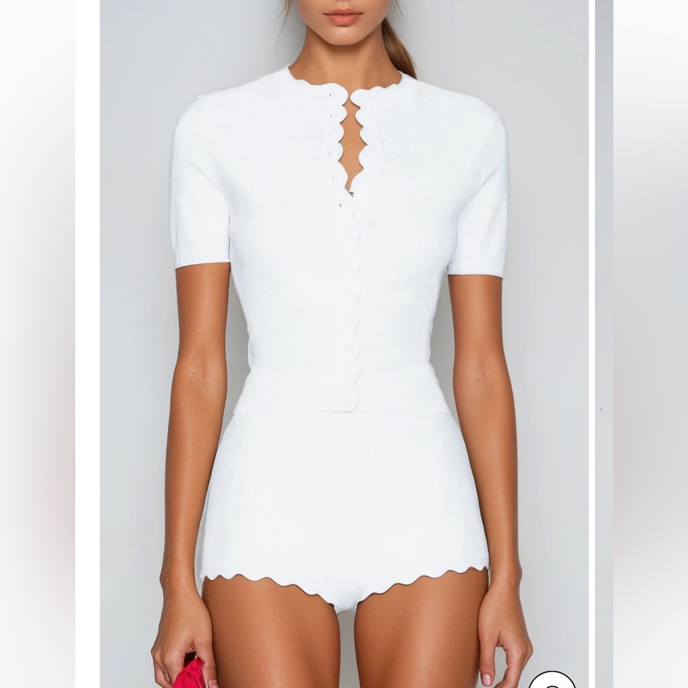 Innovare Denim White Short Set
